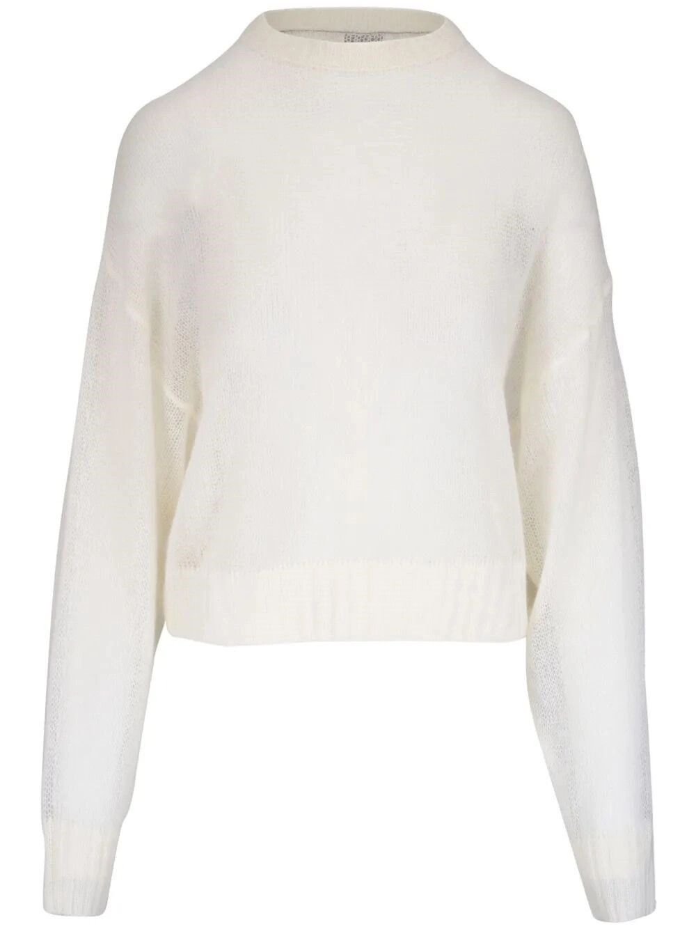 Brunello Cucinelli Mohair And Wool Sweater With Monili Size S / US 4 / IT 40 - 1 Thumbnail