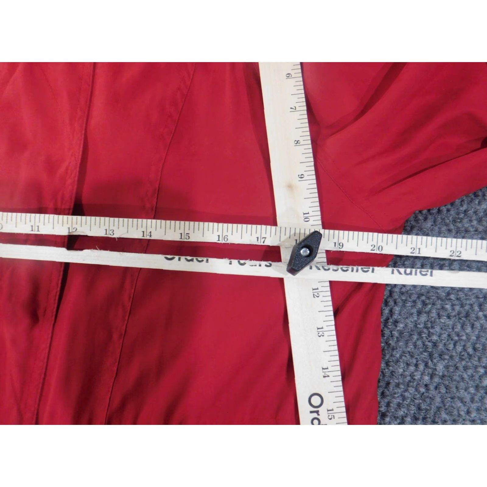 London Fog London Fog Jacket Womens S Red Hooded Zip Outdoors Lining Polyester Knit Mid-Length Regular Size Small Coat Outdoor Fall Winter Womens Size S / US 4 / IT 40 - 4 Thumbnail