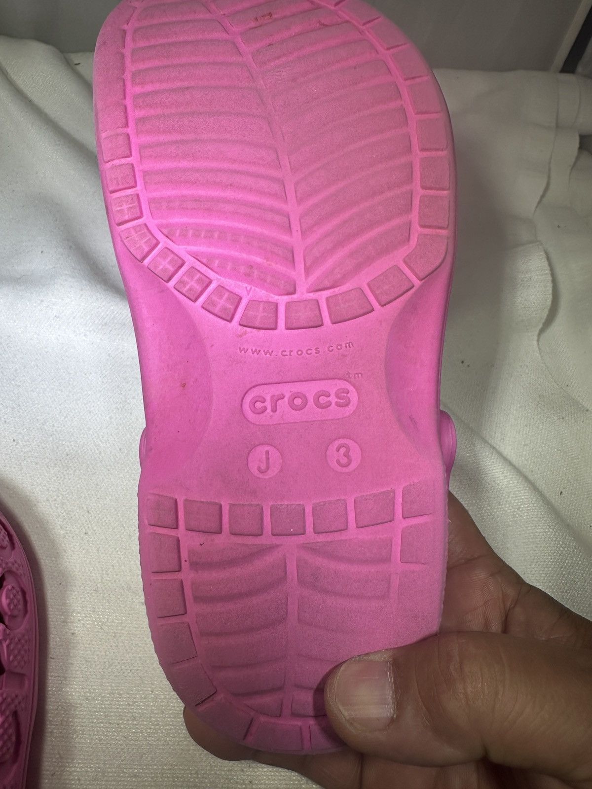 Crocs PreOwned Crocs Pink Junior Kids 3 Size US 4 / IT 34 - 6 Thumbnail