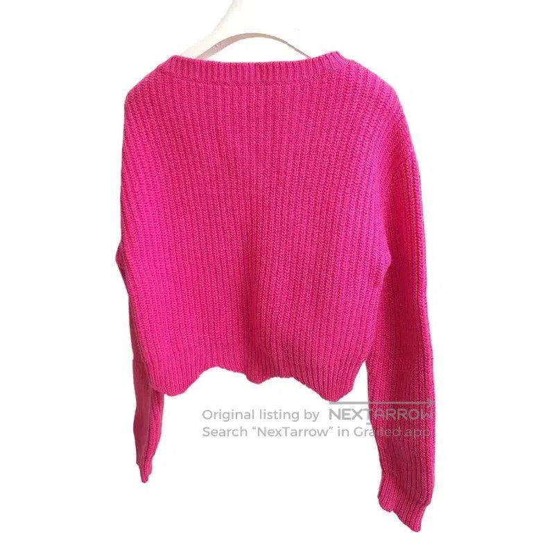 Dior Dior Pink Wool Long Sleeve Pullover Sweater . Size S / US 4 / IT 40 - 2 Thumbnail