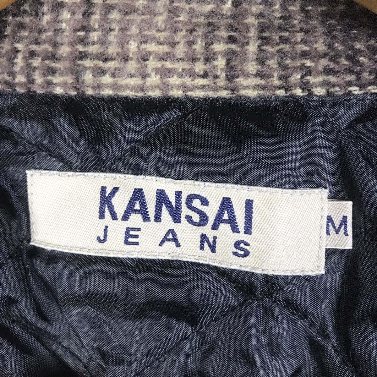 Japanese Brand × Kansai Yamamoto × Vintage 🔥Rare🔥Vintage Kansai Yamamoto Wool Flannel Jacket Size US M / EU 48-50 / 2 - 10 Thumbnail