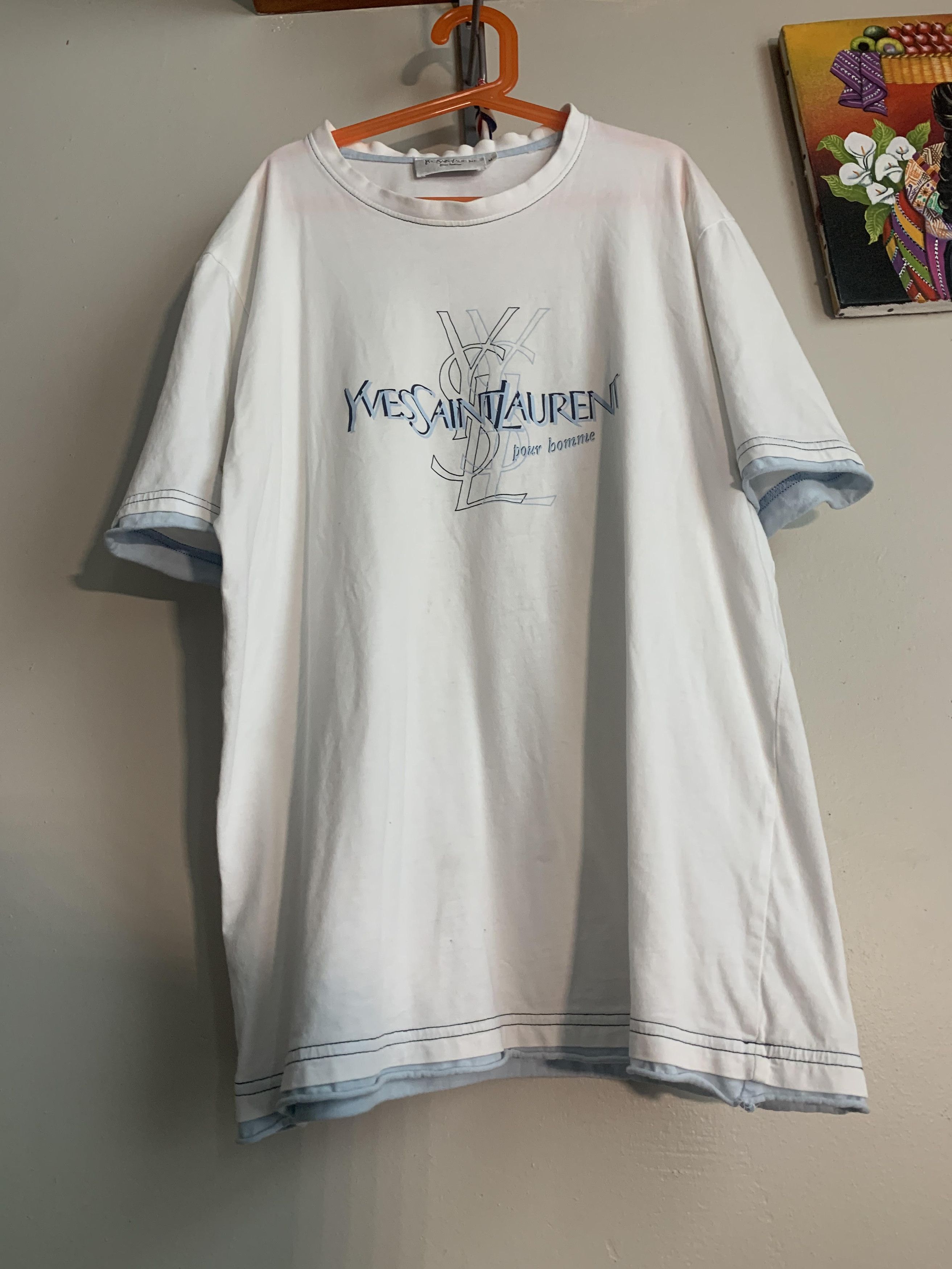 Yves Saint Laurent Grailed Vintage YSL pour homme T shirt Grailed