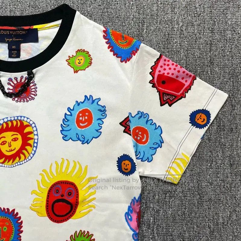Louis Vuitton Louis Vuitton Colorful Graphic Cotton T. Size XS / US 0-2 / IT 36-38 - 3 Thumbnail