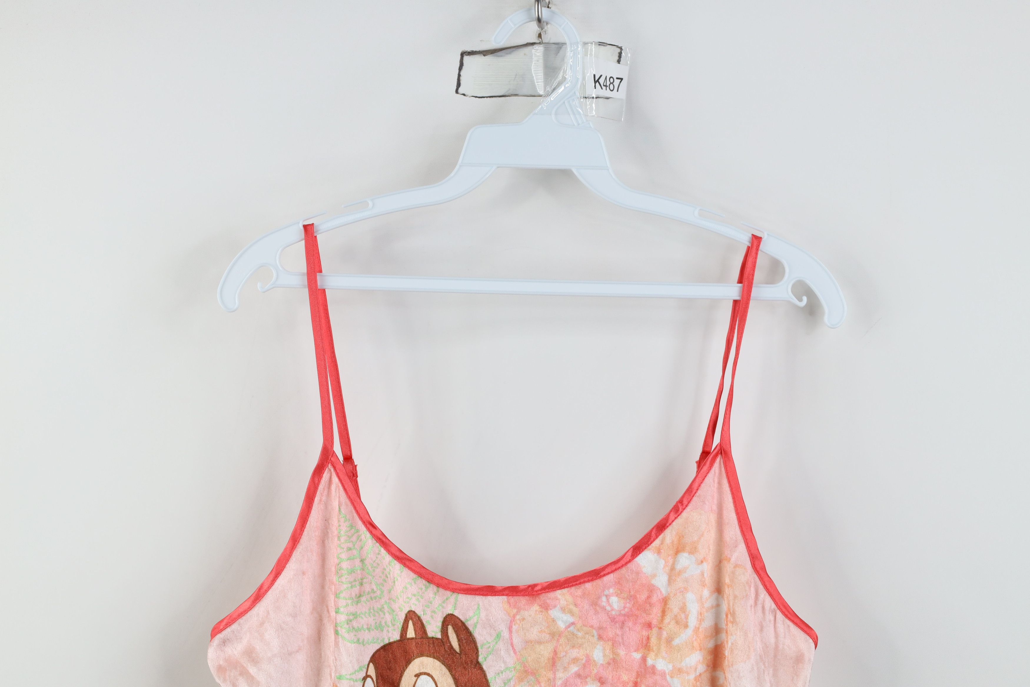 Disney Vintage Y2K Disney Velour Cropped Chip N Dale Tank Top Cami Size XL / US 12-14 / IT 48-50 - 2 Thumbnail