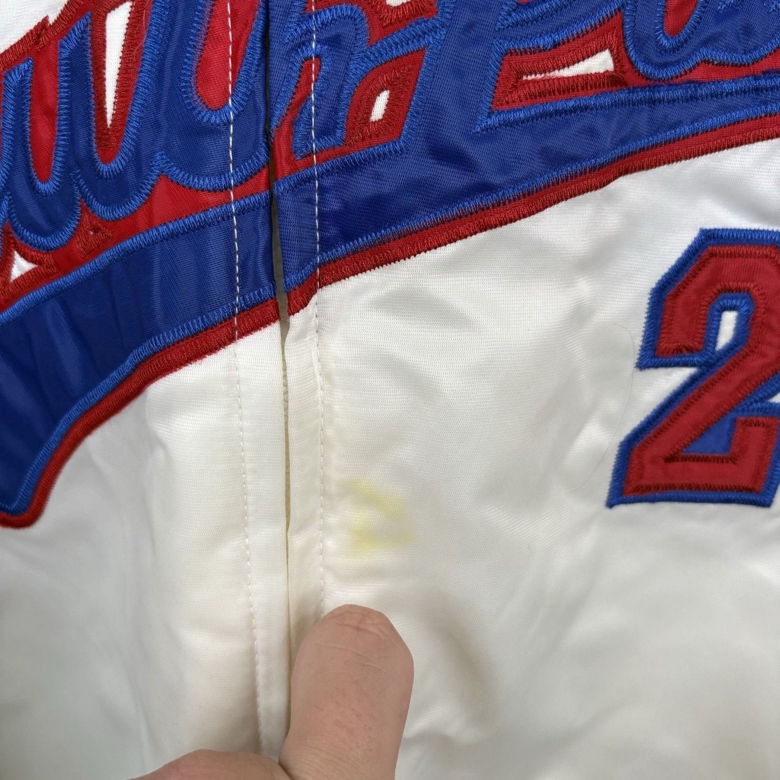 Southpole Vintage Y2K White SouthPole Puffer Varsity Jacket - Size L Size US L / EU 52-54 / 3 - 6 Thumbnail