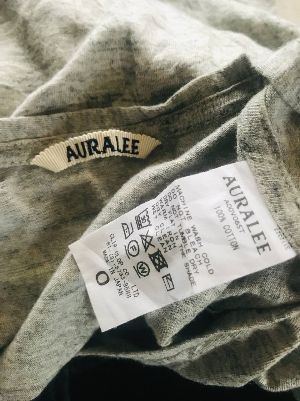 Auralee × Designer × Japanese Brand Auralee V Neck Tee Size US XS / EU 42 / 0 - 4 Thumbnail