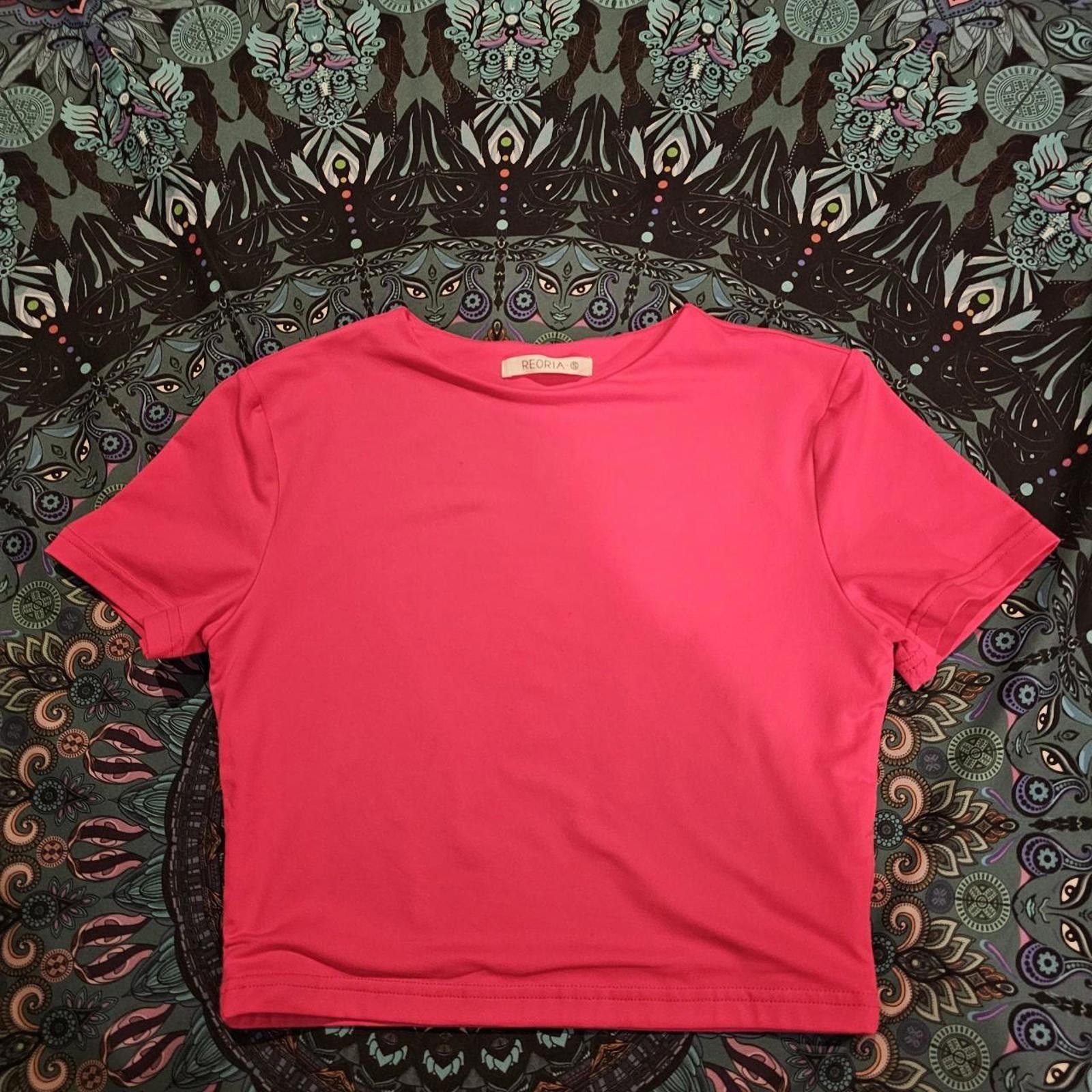 Other Women's HOT Pink Cropped Shirt Size S / US 4 / IT 40 - 1 Thumbnail