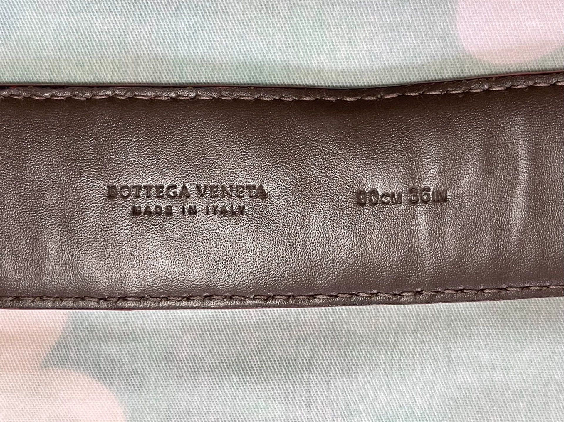 Bottega Veneta BV Brown Basic Belt Men's 90 Size ONE SIZE - 4 Thumbnail