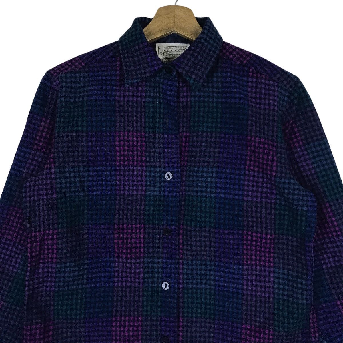 Pendleton Vintage Pendleton Button Up Fleece Shirt Size US S / EU 44-46 / 1 - 2 Thumbnail