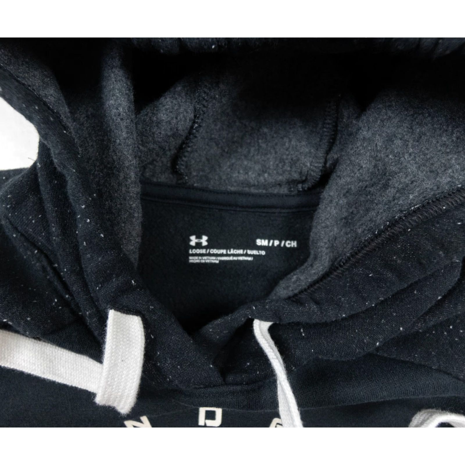 Under Armour Under Armour Women's Hoodie Sweatshirt - Pullover - Black - Size Small (S) - Fleece, Drawstring Hood, Logo - Casual Activewear Size S / US 4 / IT 40 - 5 Thumbnail