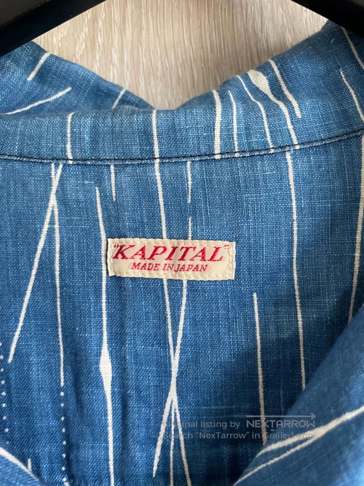 Kapital Kapital Indigo Stripe Shirt Size 3. Size US L / EU 52-54 / 3 - 2 Thumbnail