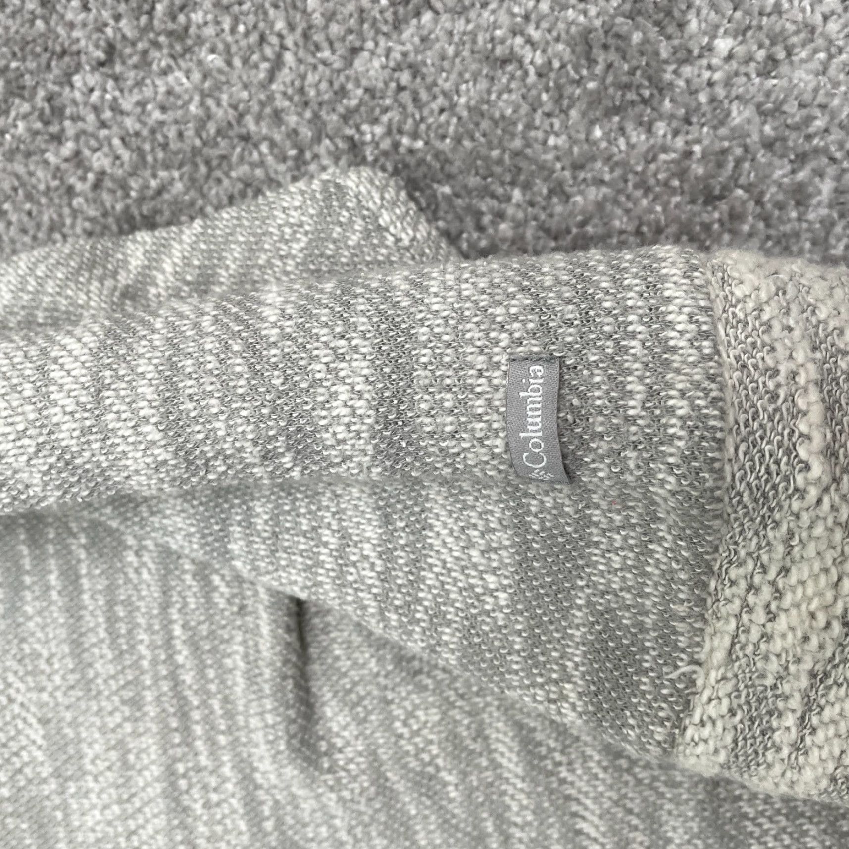 Vintage Columbia Sweater Womens Medium Heather Gray Round Neck 3/4 Sleeve Pullover Casual Knit Size M / US 6-8 / IT 42-44 - 7 Thumbnail