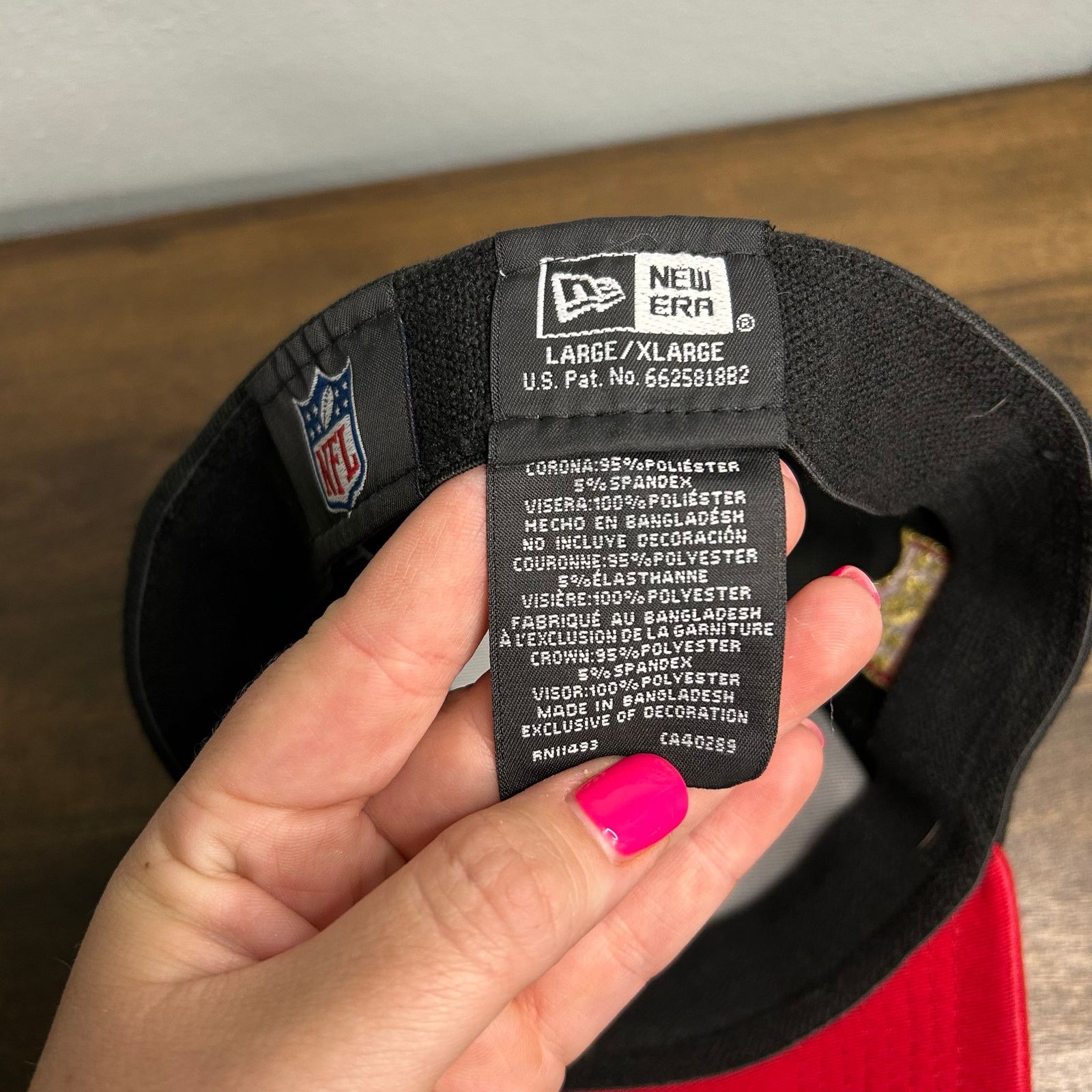 New Era San Francisco 49ers Hat New Era 39Thirty Flex Fit Large XL Size ONE SIZE - 5 Thumbnail