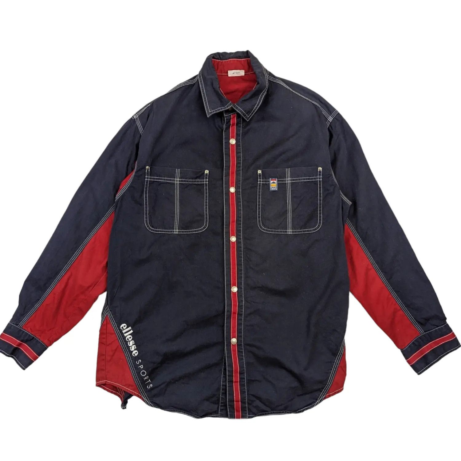 Ellesse ELLESSE Button Up Shirt Style Jacket Size US M / EU 48-50 / 2 - 2 Thumbnail