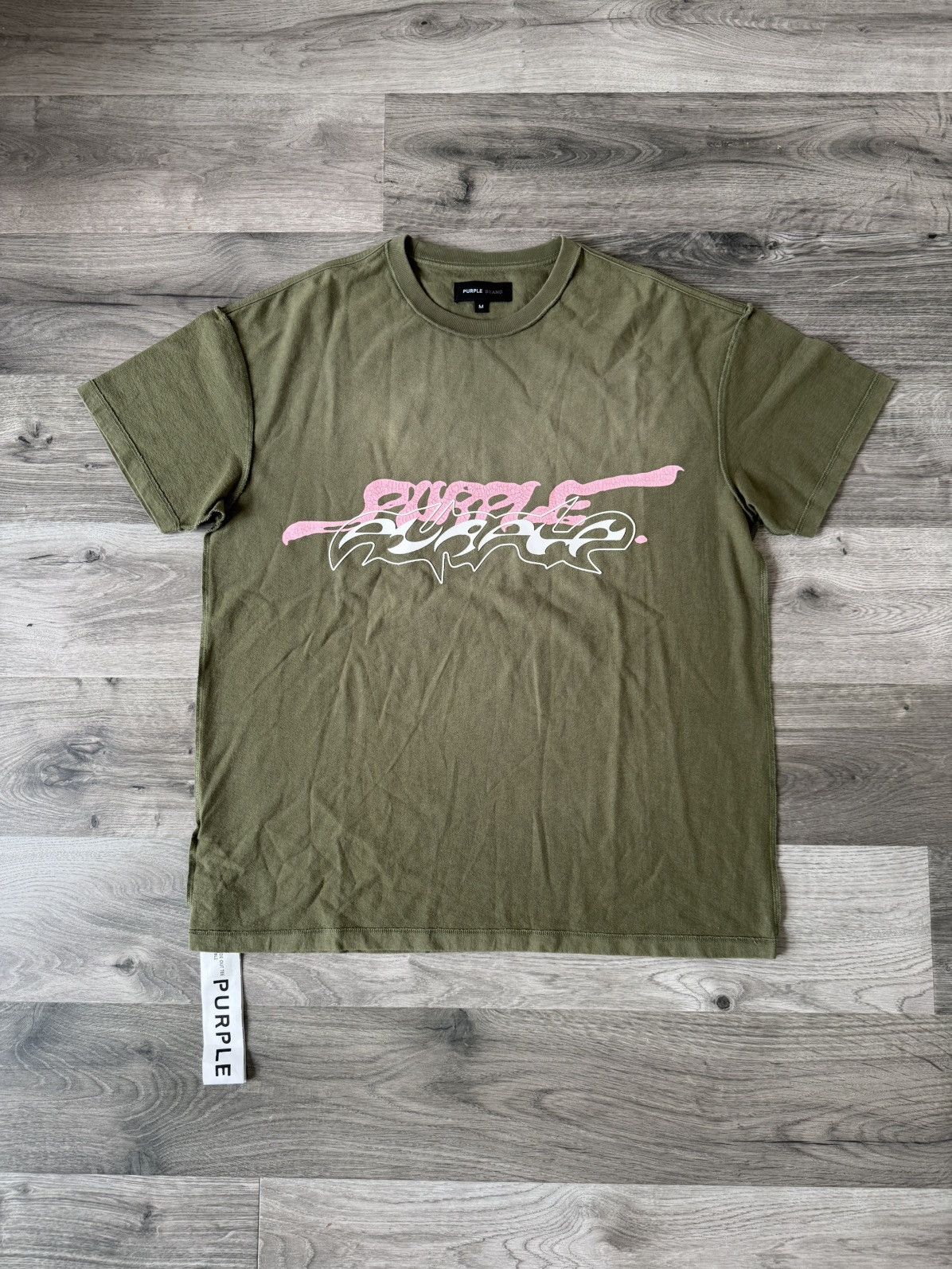 Purple Brand Purple Textured SS Tee Size US M / EU 48-50 / 2 - 1 Thumbnail