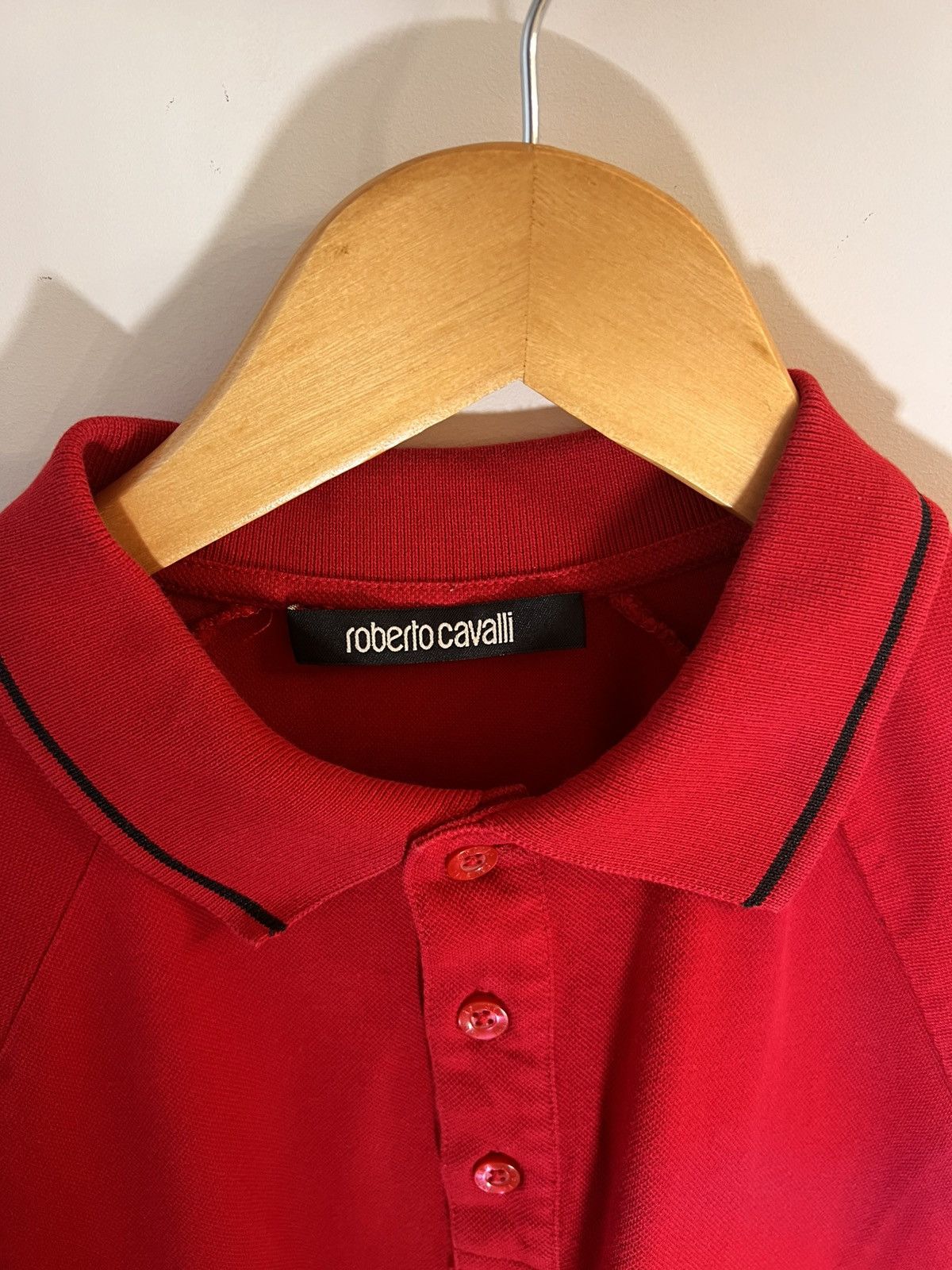 Roberto Cavalli Roberto Cavalli Embroidered Logo Polo Size US XL / EU 56 / 4 - 5 Thumbnail