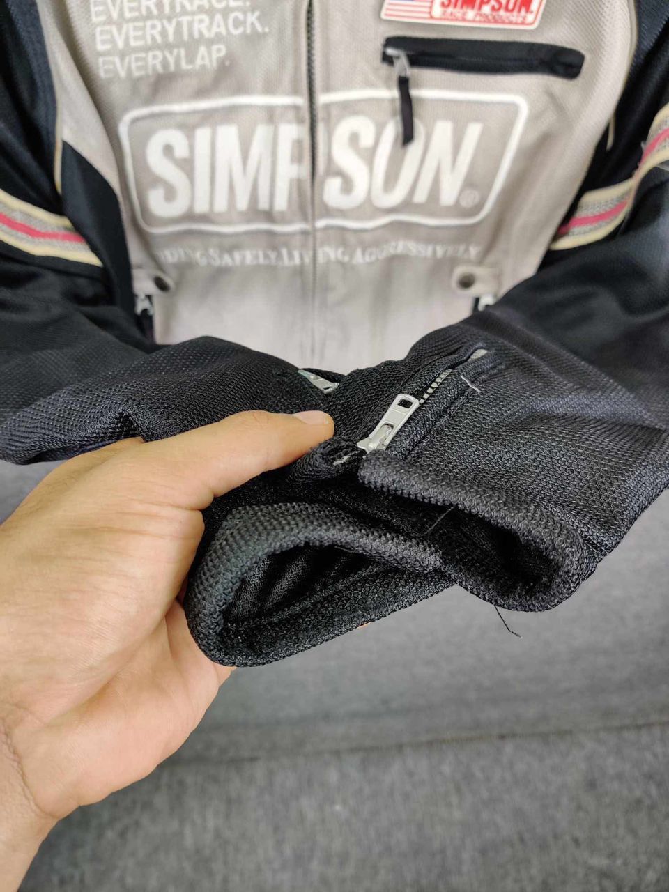 Sports Specialties × Vintage Vintage Simpson Racing Biker Motorcycle Jacket Size US L / EU 52-54 / 3 - 16 Thumbnail