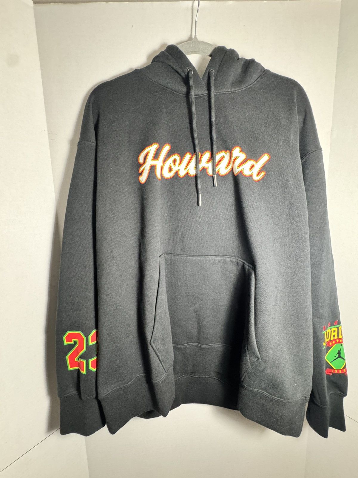 Jordan Brand × Nike 🔥 Howard University Jordan Hoodie Black Large NWT Size US M / EU 48-50 / 2 - 1 Thumbnail
