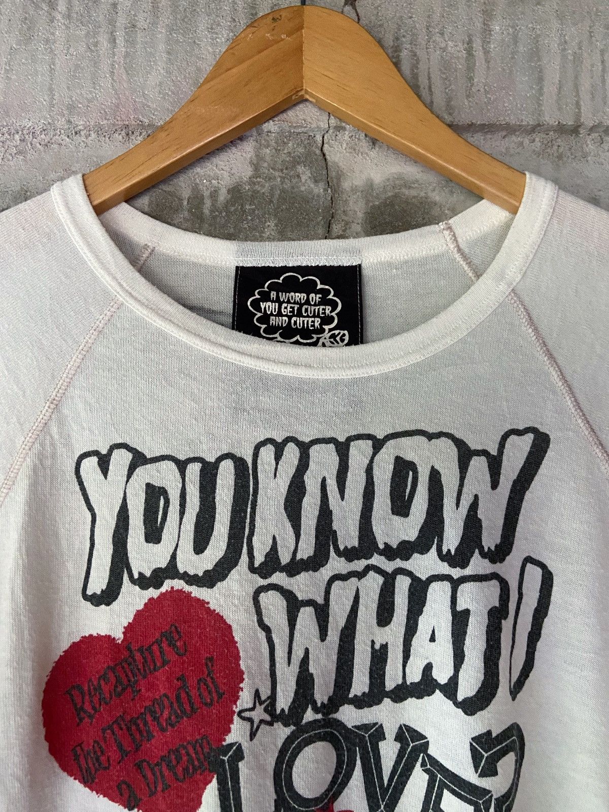 Hysteric Glamour YOU KNOW WHAT I LOVE? LAND OF MAKE BELIEVE LONG SLEEVE Size US S / EU 44-46 / 1 - 7 Thumbnail