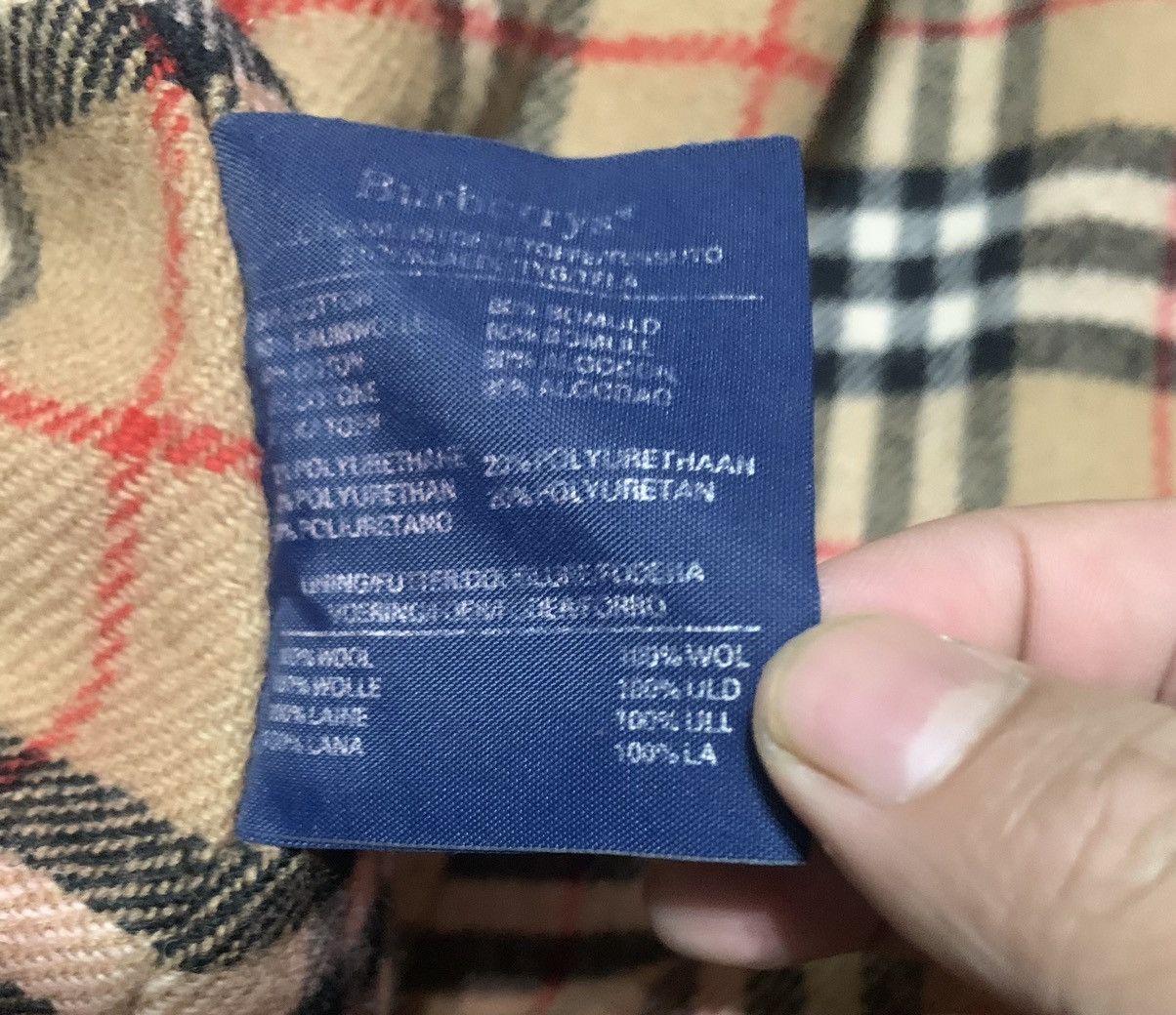 Burberry Vintage Burberrys Nova Check Long Jacket Distressed Size US L / EU 52-54 / 3 - 15 Thumbnail