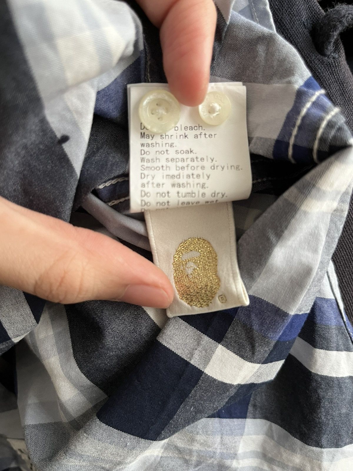 Bape Bape Flannel short sleeve shirt Size US S / EU 44-46 / 1 - 8 Thumbnail