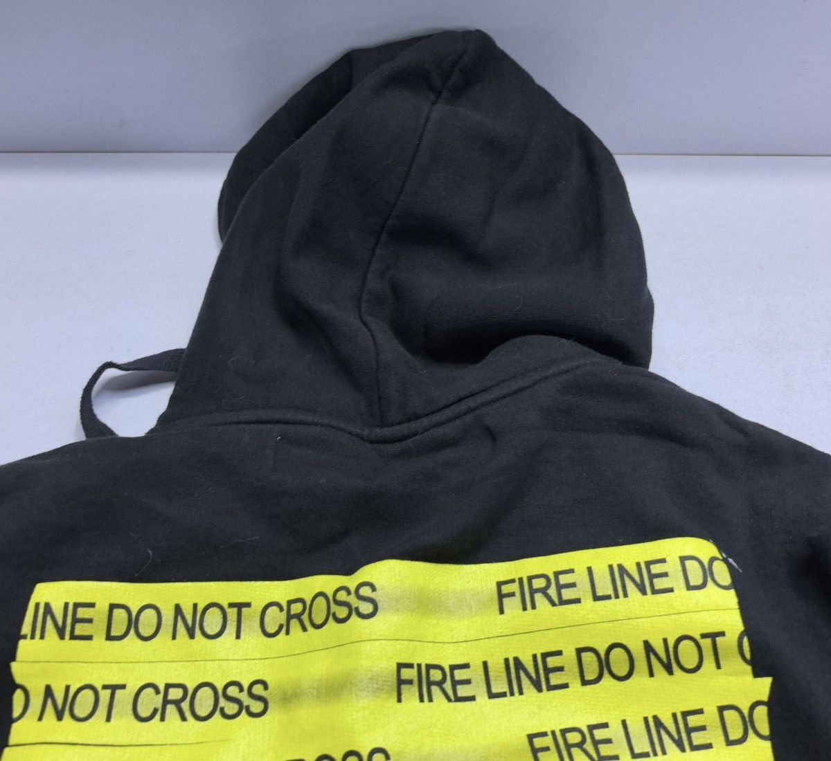 Off-White Off-White Black Firetape Hoodie Size US XS / EU 42 / 0 - 7 Thumbnail