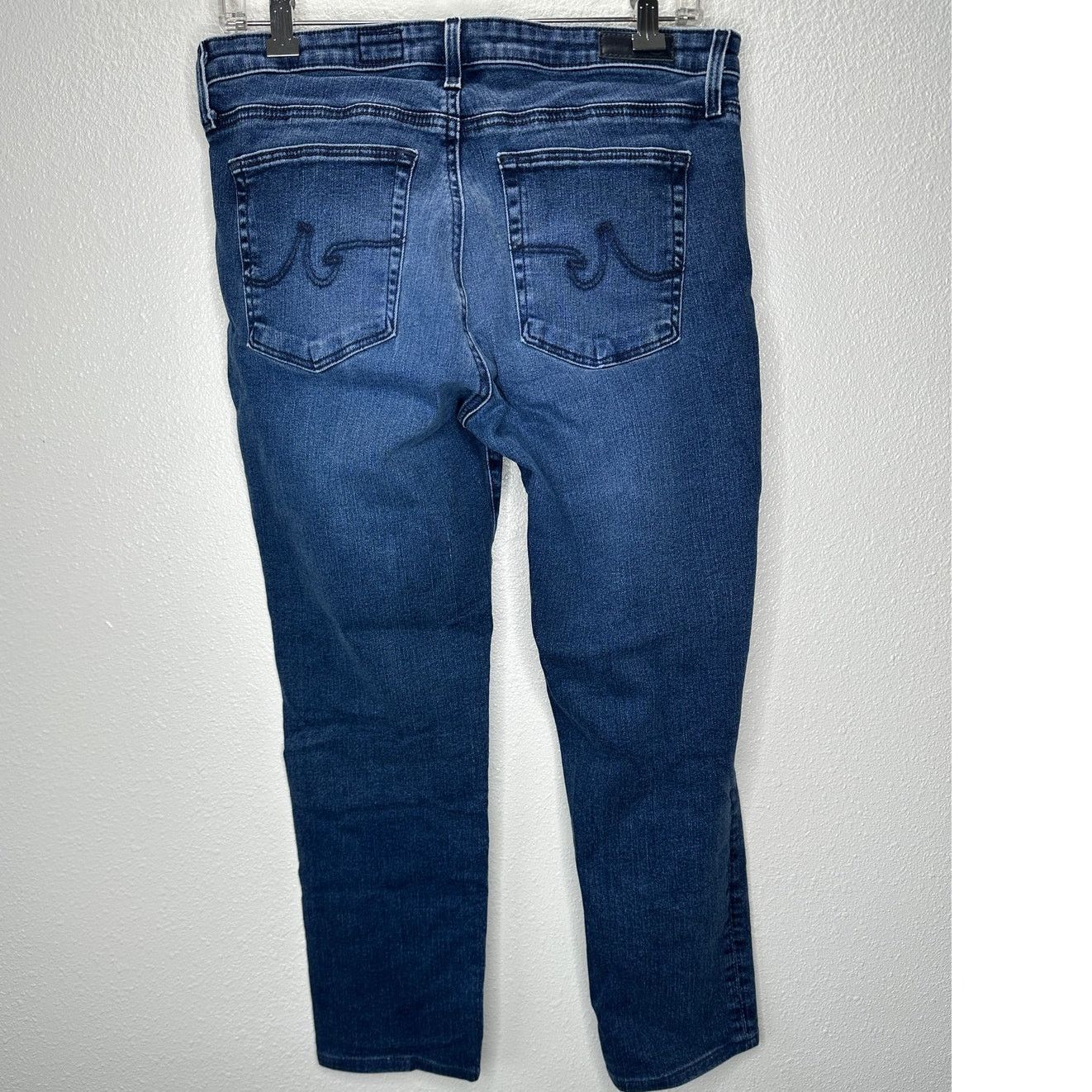 AG Adriano Goldschmied AG Adriano Medium Wash Whiskered Prima Cigarette Leg Jean 30 Size 30" / US 8 / IT 44 - 5 Thumbnail