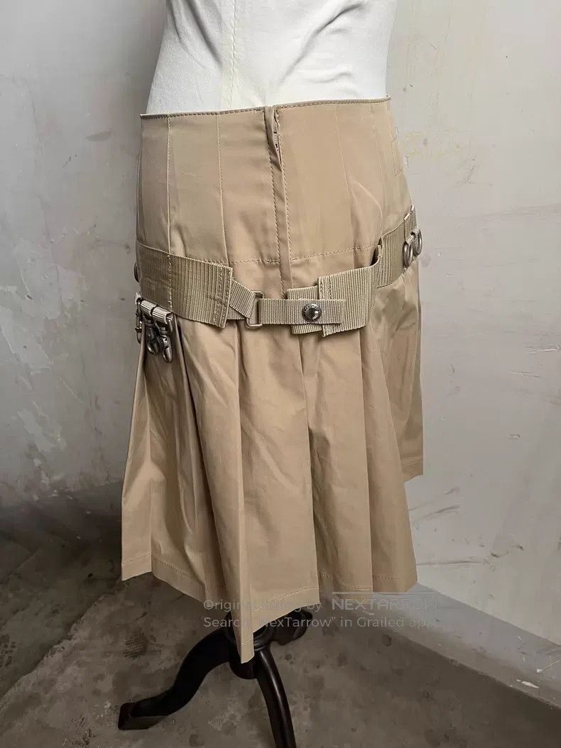 Junya Watanabe Junya Watanabe size S Khaki Pleated Skirt Size 23" - 7 Thumbnail