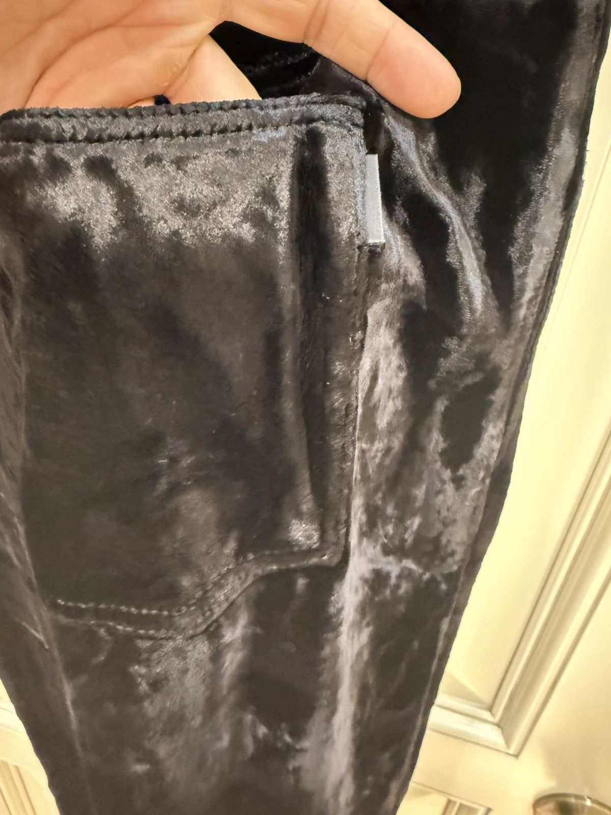 Saint Laurent Paris velvet black pants size 30 Size US 30 / EU 46 - 5 Thumbnail