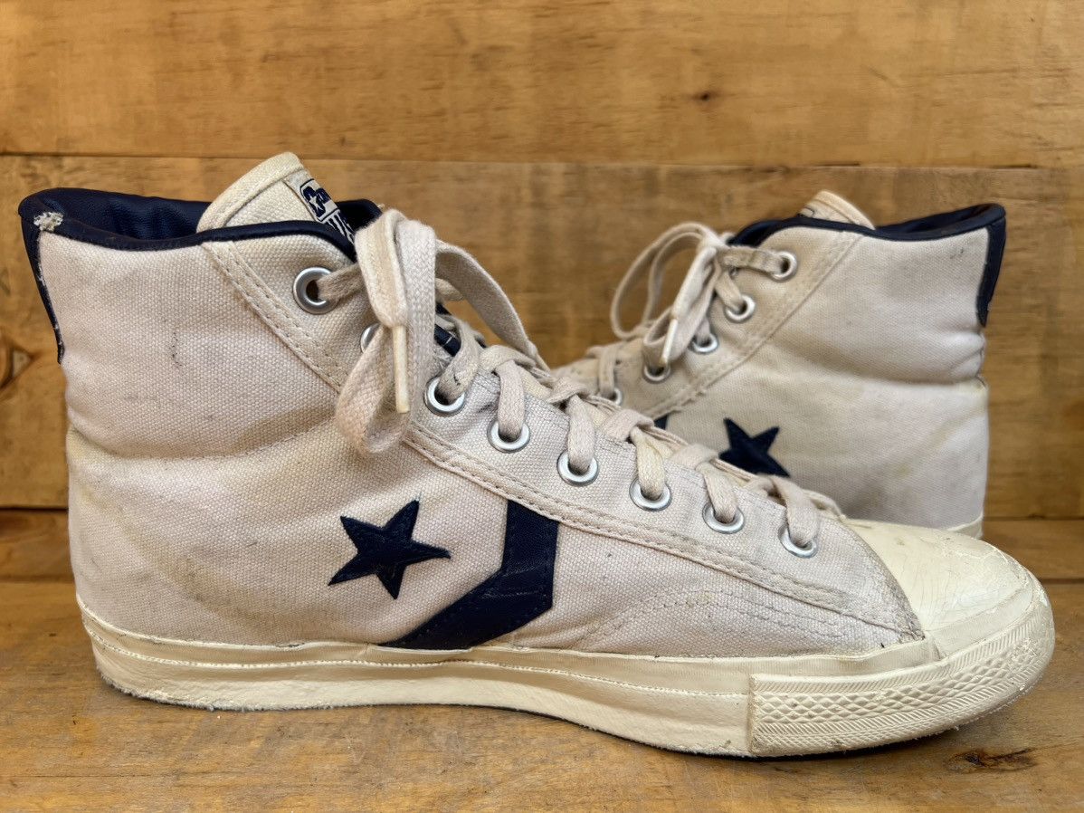 Converse Converse All Star 80S Old School Canvas Hi-Top Sneakers Size US 9.5 / EU 42-43 - 12 Thumbnail