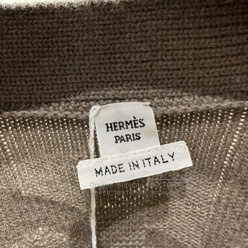 Hermes Hermes Printed H Stripe Knit Cashmere Sweater Size XXS / US 00 / IT 34 - 3 Thumbnail