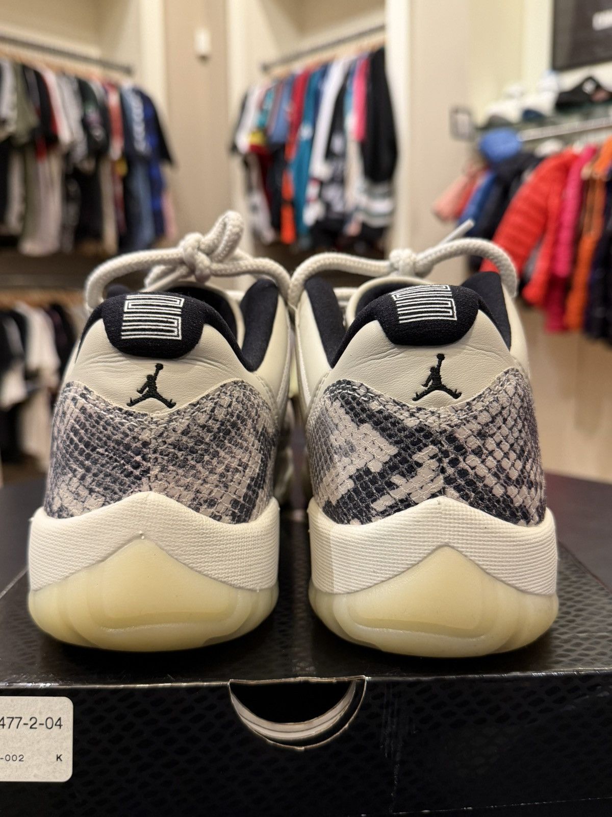 Jordan Brand Jordan 11 Retro Low ‘Snake Light Bone’ Size US 10 / EU 43 - 3 Thumbnail
