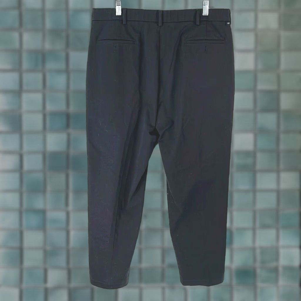 Dockers DOCKERS Mens Flat Front Relaxed Mid Rise Casual Black Dress Pants 36X30 Size US 36 / EU 52 - 1 Thumbnail