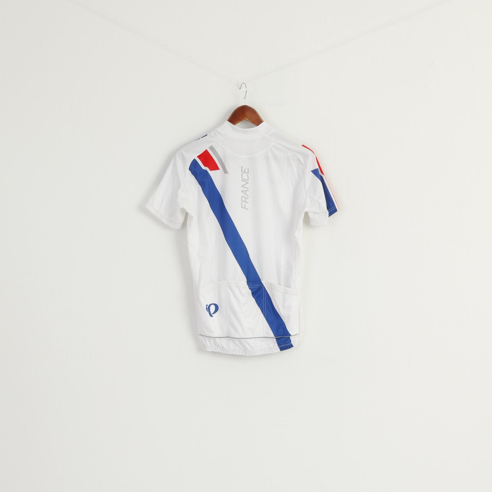 Vintage Pearl Izumi Elite Men M Cycling Shirt White France 7761 Size US M / EU 48-50 / 2 - 5 Thumbnail