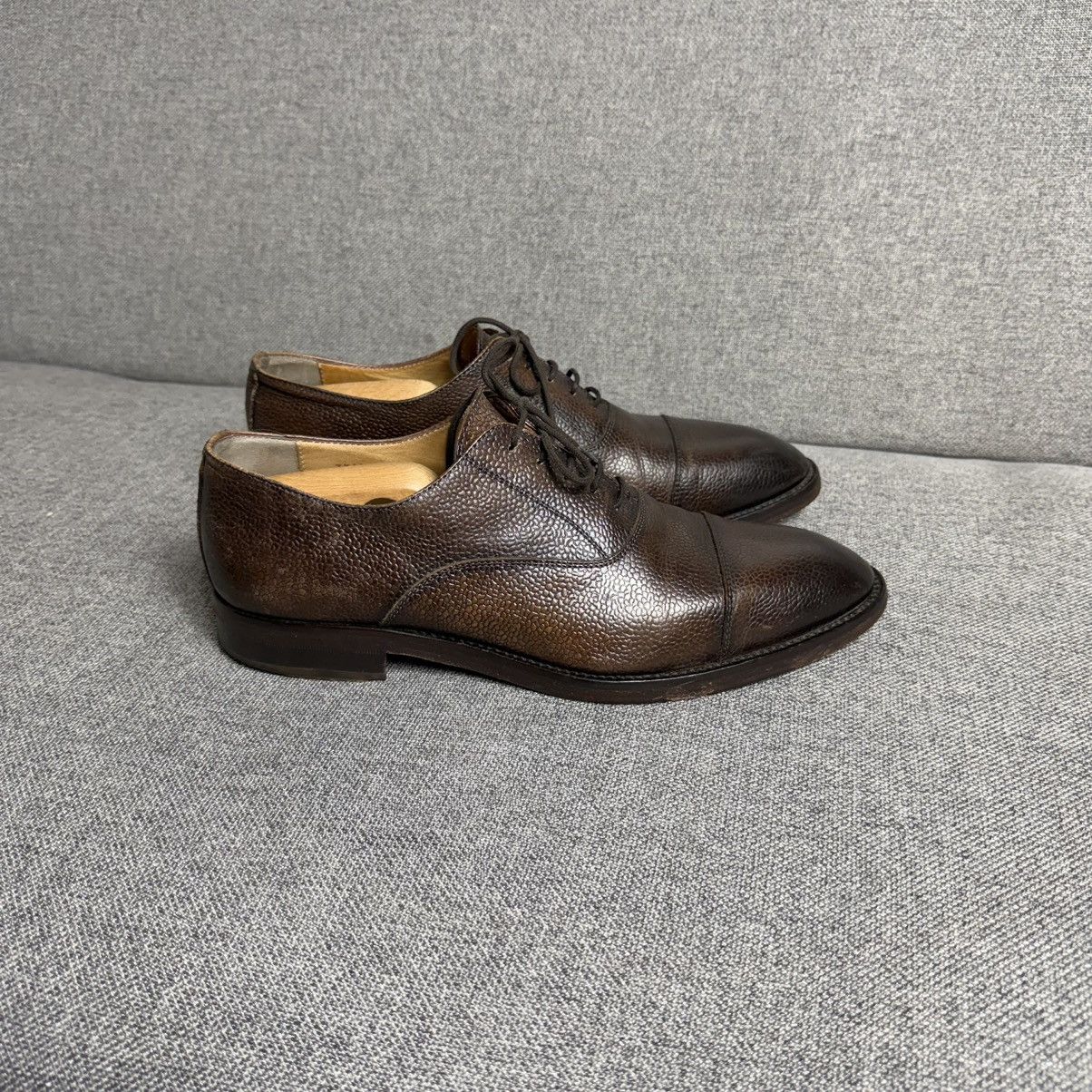 Antonio Maurizi Antonio Maurizi Brown Leather Oxford Shoes Size US 10 / EU 43 - 1 Thumbnail