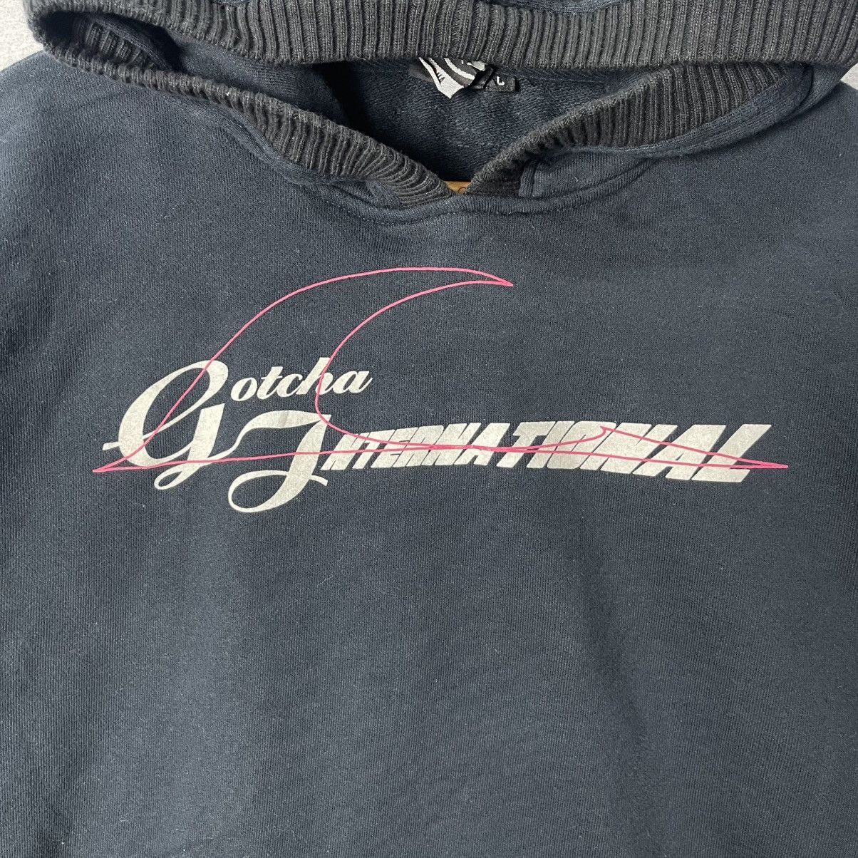 Gotcha Vintage GOTCHA Surf Hoodie Black Graphic Logo Size L Size US M / EU 48-50 / 2 - 3 Thumbnail
