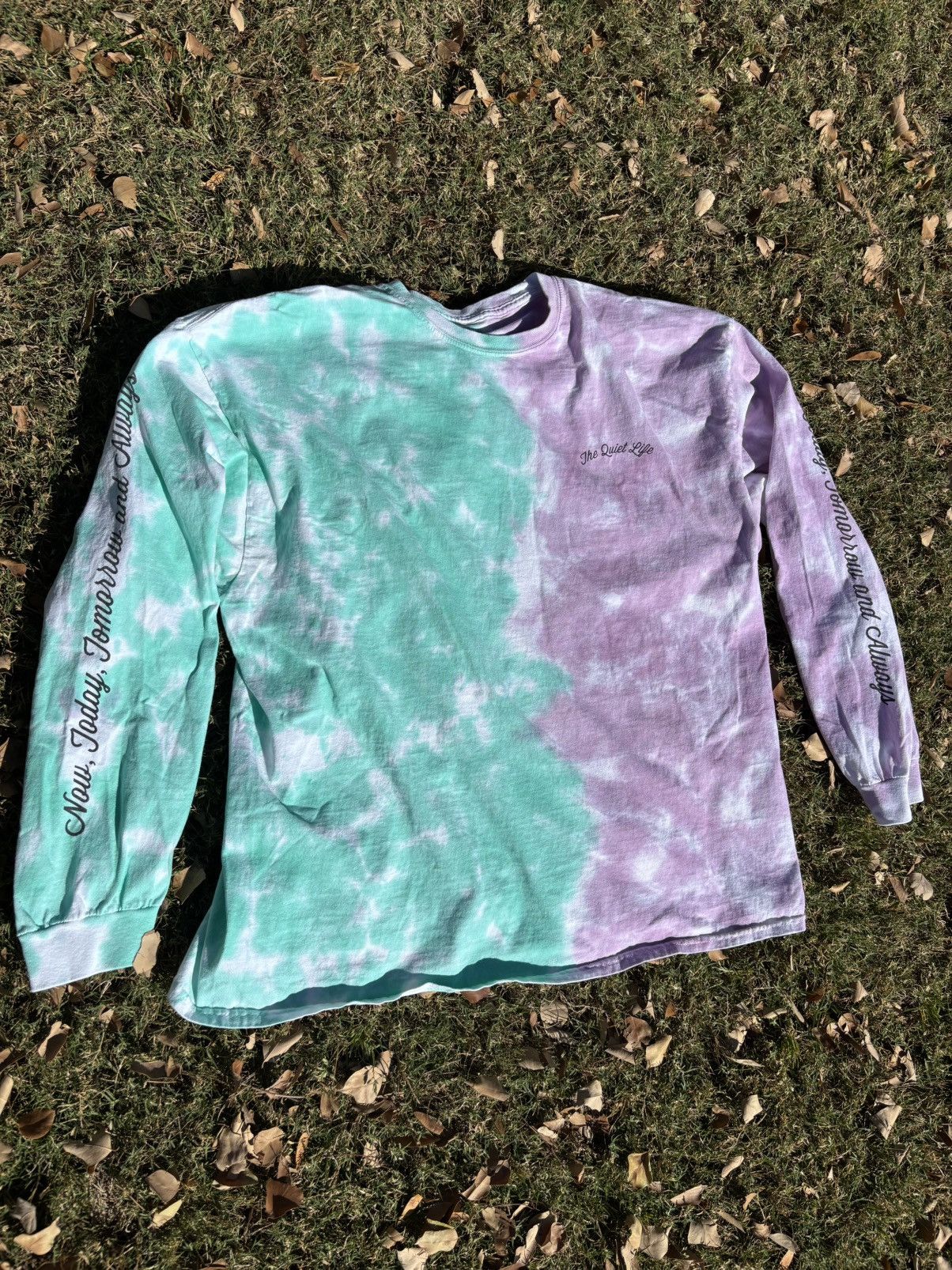 The Quiet Life The Quiet Life Now Today l/s tie dye tee ‘purple/green’ Size US XL / EU 56 / 4 - 1 Thumbnail
