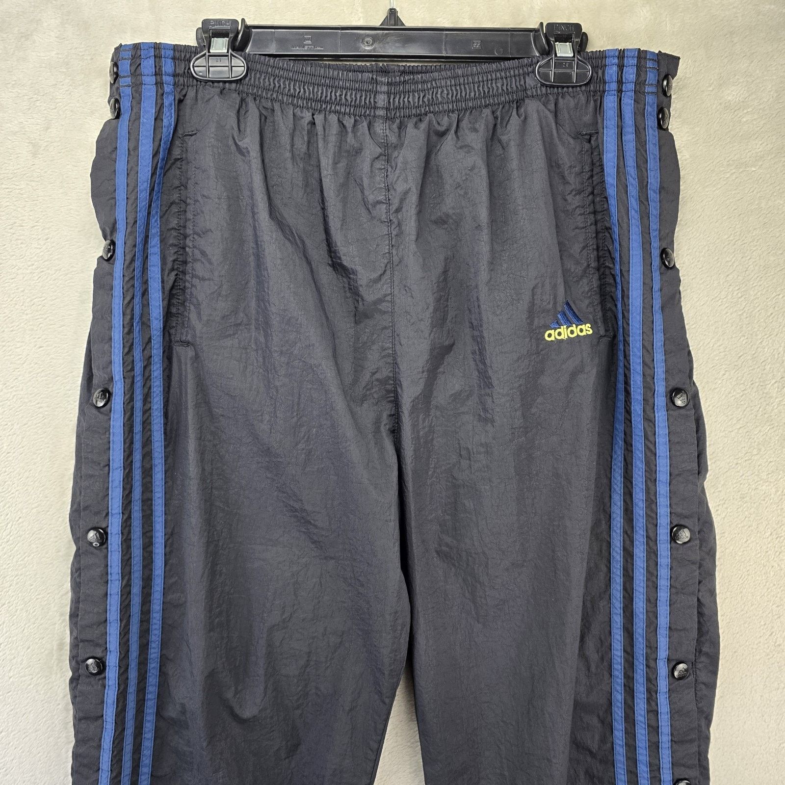 Adidas Vintage Adidas Windbreaker Pants Mens Large Tearaway Y2K 90s Size US 34 / EU 50 - 2 Thumbnail