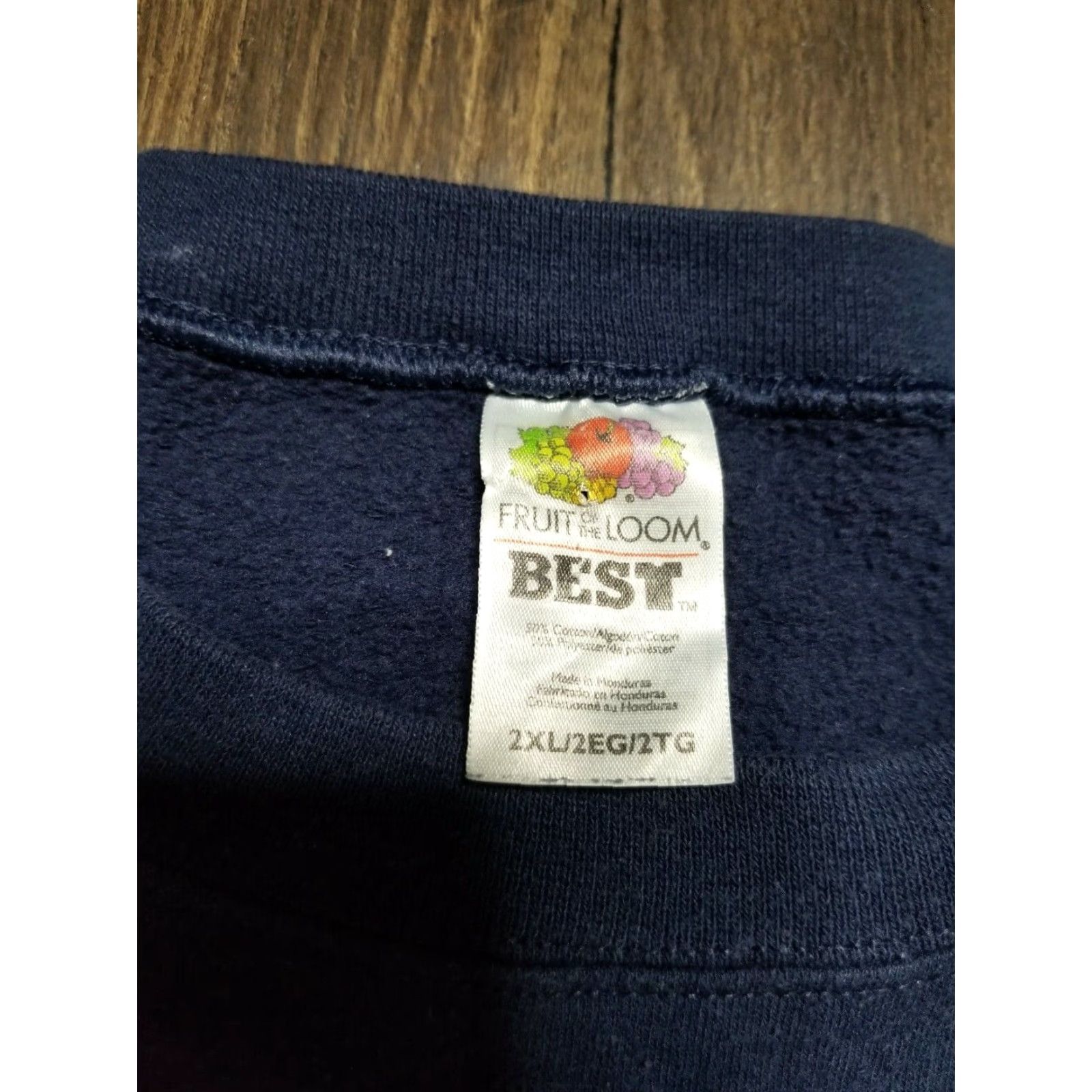 Fruit Of The Loom VINTAGE Fruit of the Loom Crew Neck Sweatshirt 2XL Georgia Stone Mountain Park USA Embroidered Men’s Blue Size US XXL / EU 58 / 5 - 4 Thumbnail