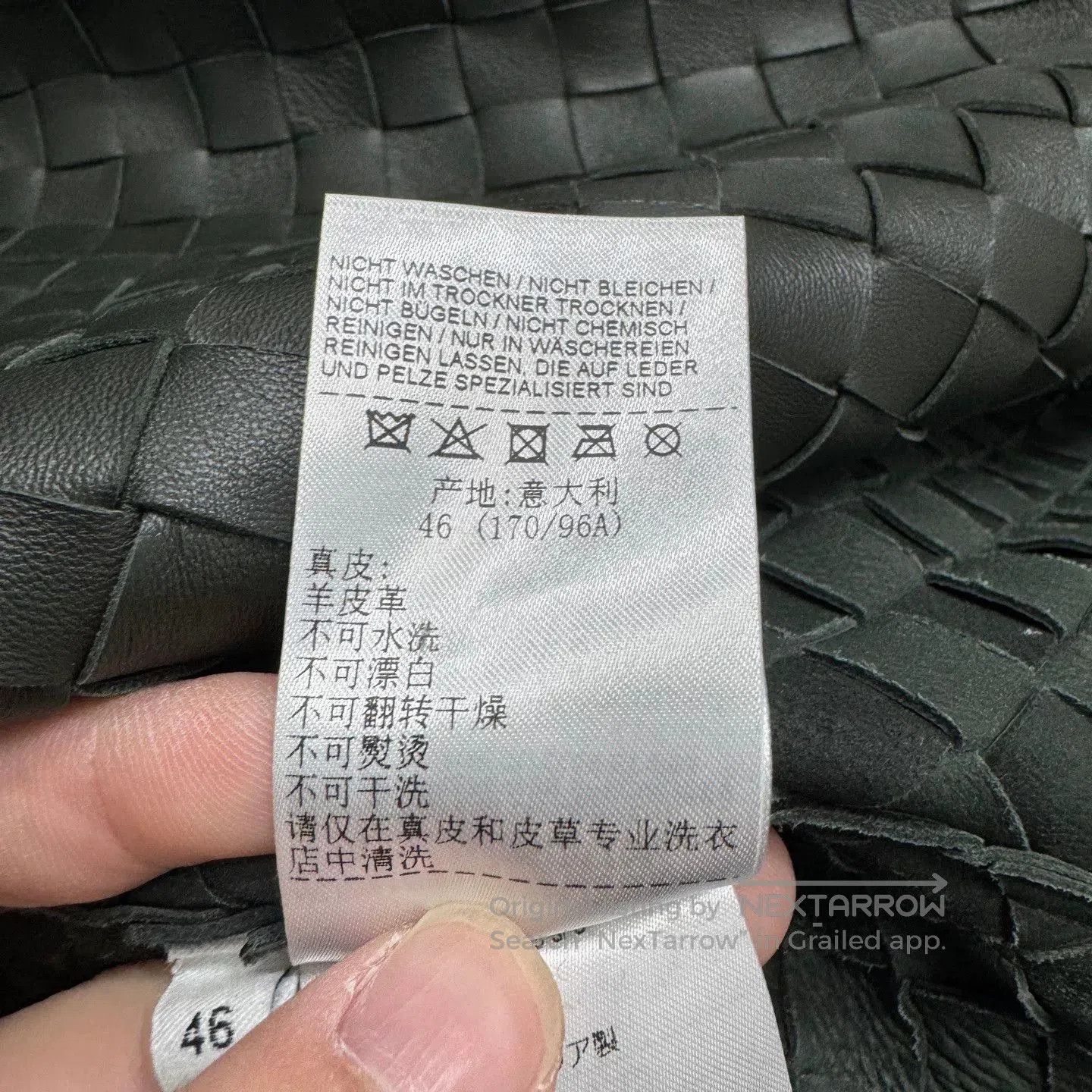 Bottega Veneta Bottega Veneta Woven Lambskin Jacket. Size US L / EU 52-54 / 3 - 5 Thumbnail