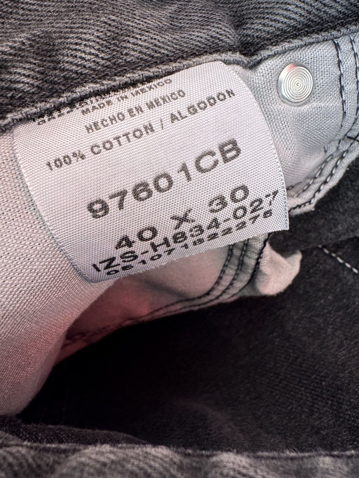 Wrangler WRANGLER EXTRA VALUE ORIGINAL RELAXED FIT BLACK JEANS DENIM Size US 40 / EU 56 - 3 Thumbnail