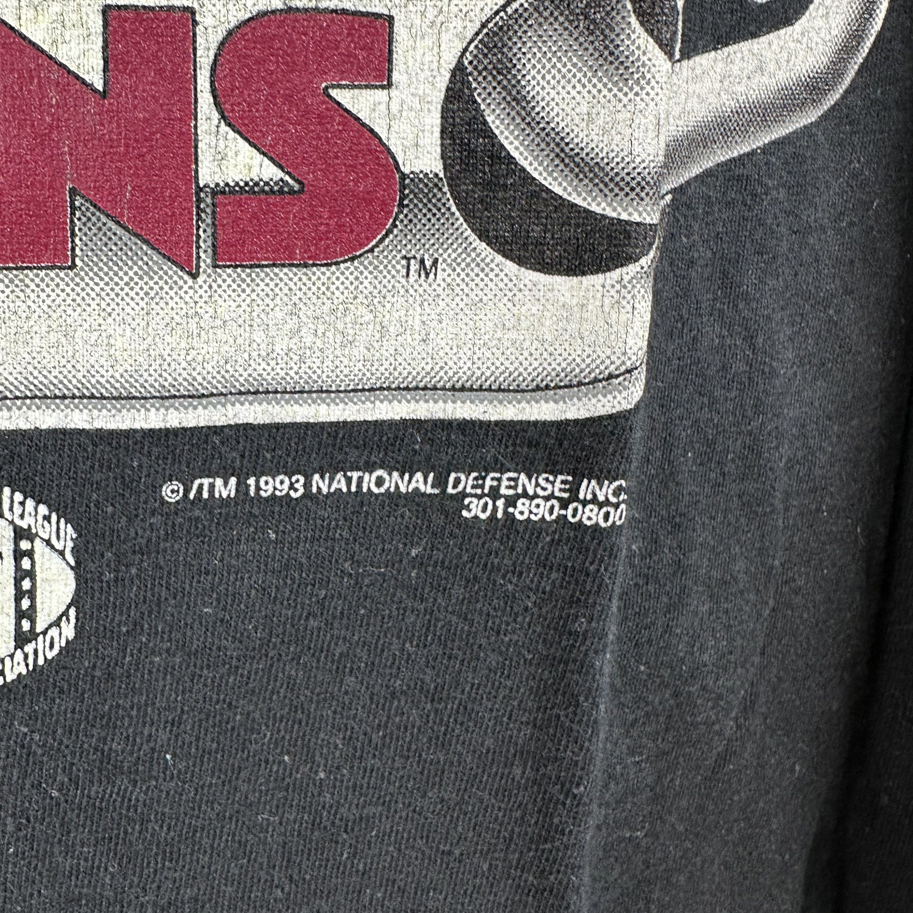 Vintage Vintage 1993 Washington Redskins National Defense NFL Tee Size US XL / EU 56 / 4 - 4 Thumbnail