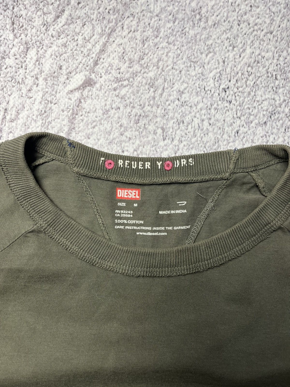 Diesel Vintage Avant Garde Diesel long Sleeve Big Logo size M Size US M / EU 48-50 / 2 - 11 Thumbnail