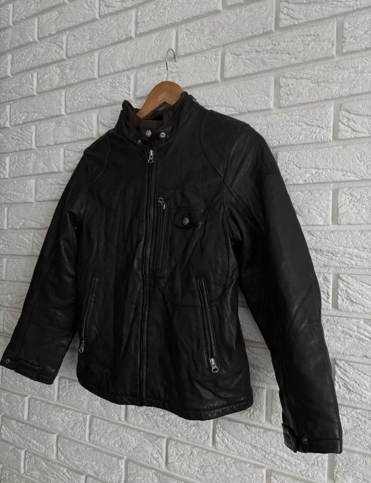 C.P. Company C.P Company Vintage Leather Jacket Archival 2007 Aut/Win Size US XXS / EU 40 - 2 Thumbnail