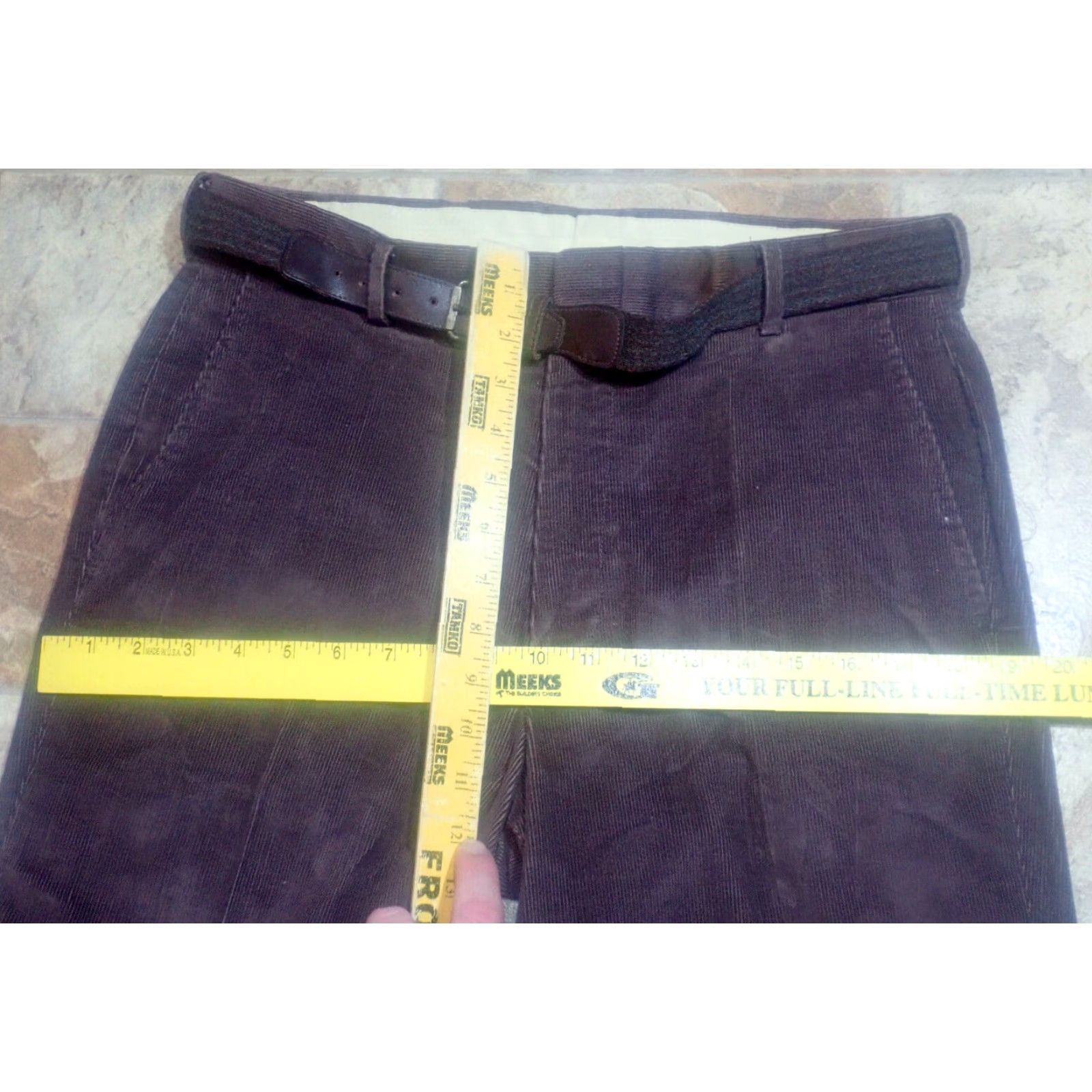 Levi's VINTAGE Levi's 70s Classic Brown Corduroy Jeans 32x30 Disco Style Mens Size US 32 / EU 48 - 7 Thumbnail