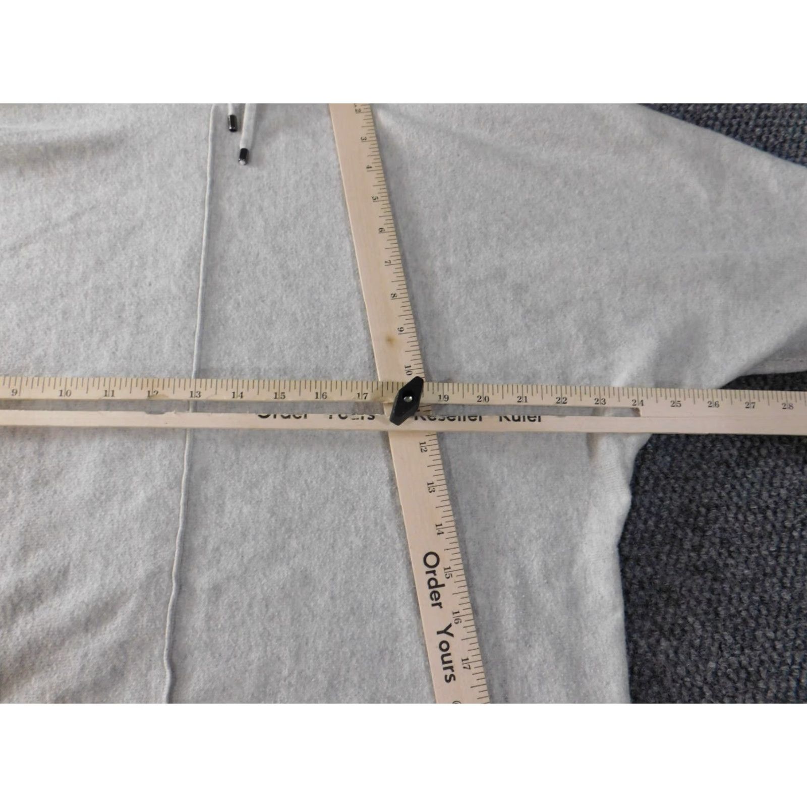 Jones New York Jones New York Womens Sweater 1X Plus Gray Turtleneck Pullover Raglan Sleeve 3/4 Open-Knit Cotton Logo Casual Modern Stretch V-Neck N/A Size XL / US 12-14 / IT 48-50 - 4 Thumbnail