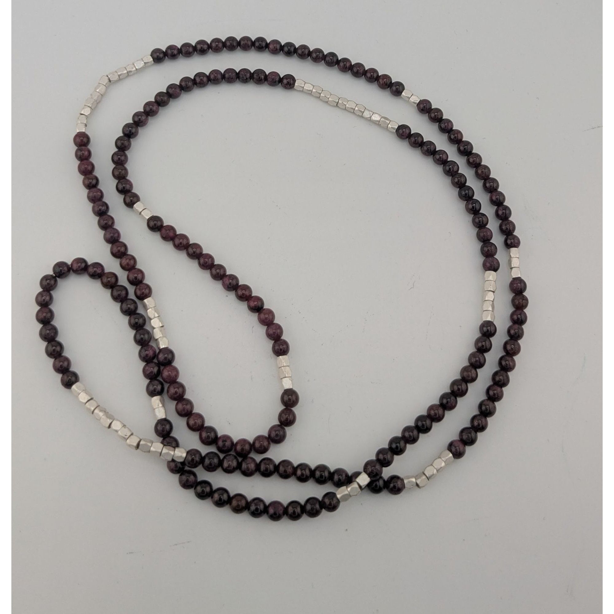 Other Bohemian Purple Agate Stretch Necklace With Silver Tone Acce Size ONE SIZE - 6 Thumbnail