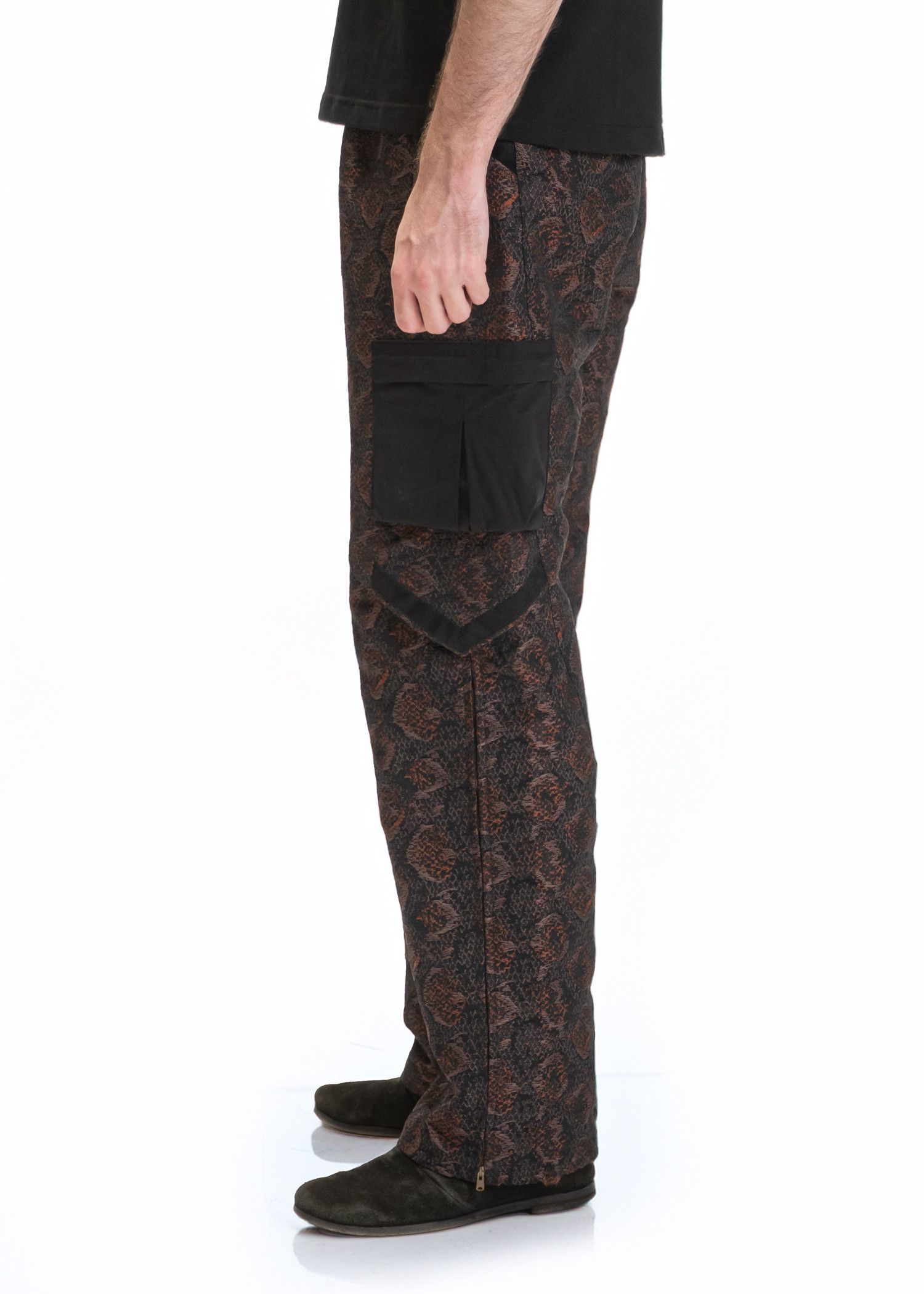Kiko Kostadinov Kiko Kostadinov Bindra Snake Cargo Trousers Size US 30 / EU 46 - 3 Thumbnail