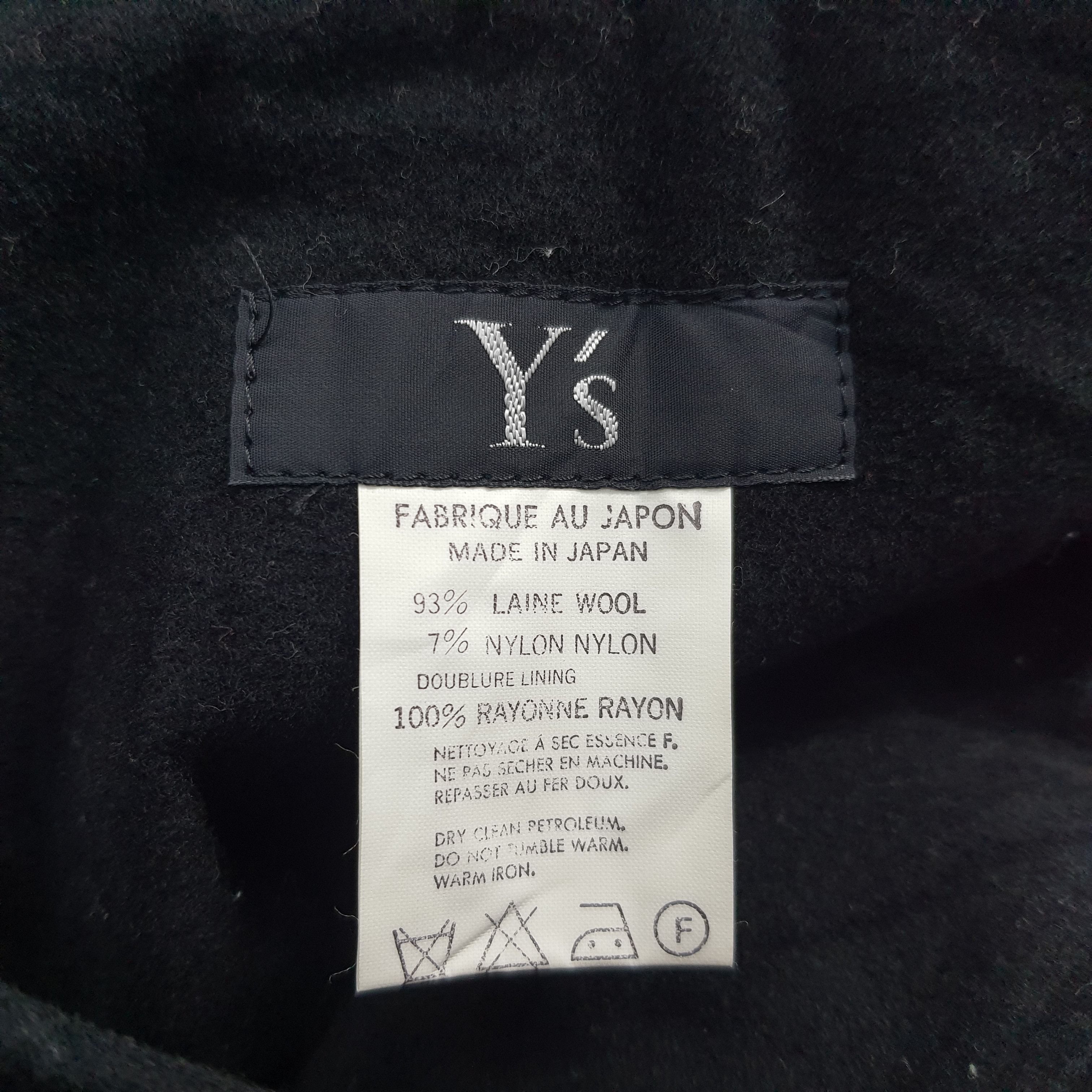 Japanese Brand × Y's × Yohji Yamamoto Vintage Y's by Yohji Yamamoto Wool Skirts With Pouch Pocket Size 26" / US 2 / IT 38 - 6 Thumbnail