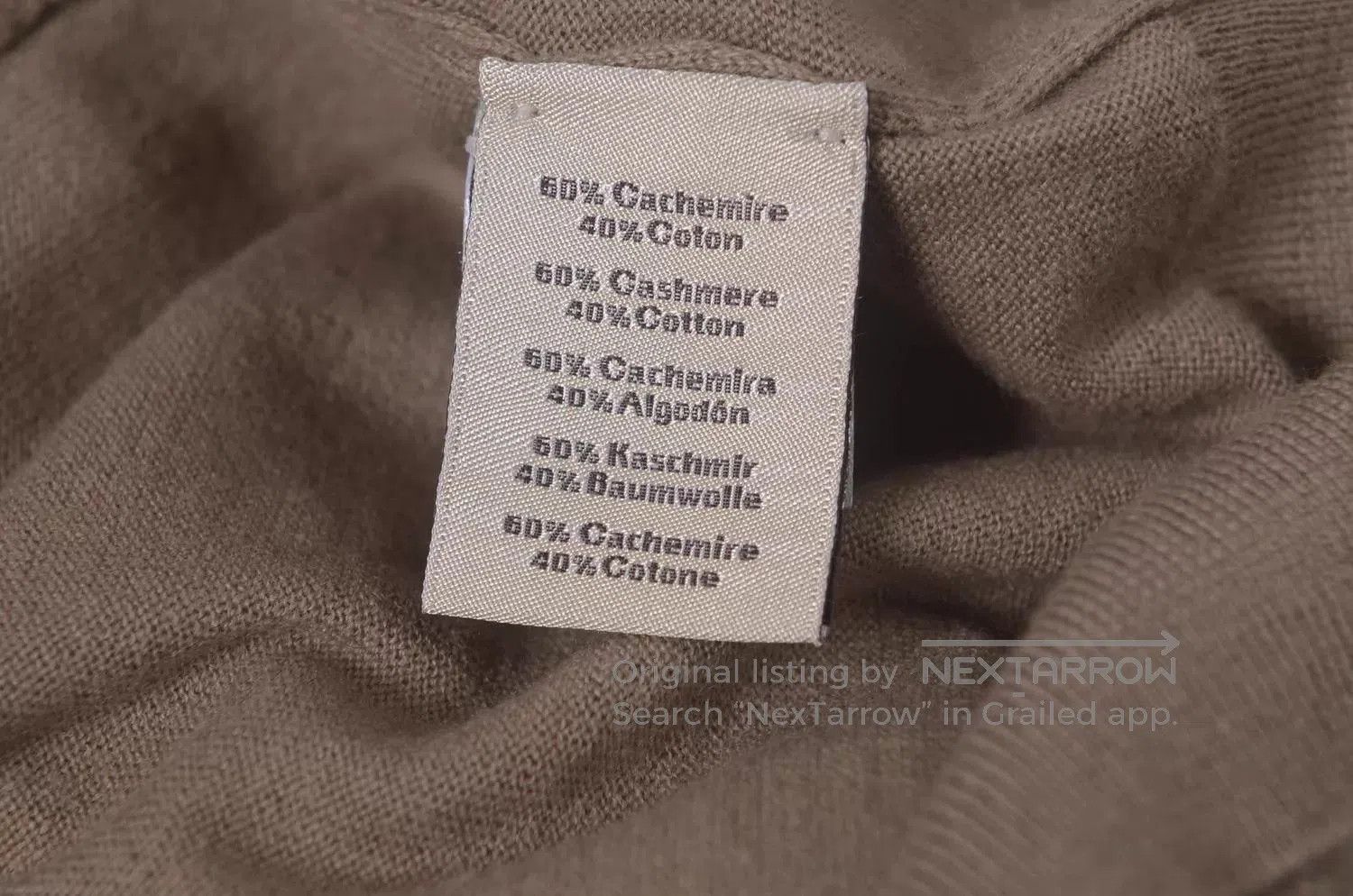 Hermes Brown Long Sleeve Knit Sweater. Size US S / EU 44-46 / 1 - 6 Thumbnail
